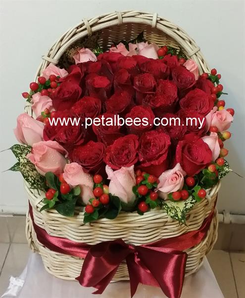 Kedai Bunga | Florist Flower Delivery KL : Petalbees - BK0210 Roses ...