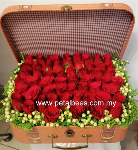 Kedai Bunga | Florist Flower Delivery KL : Petalbees - BX004 Roses Box ...